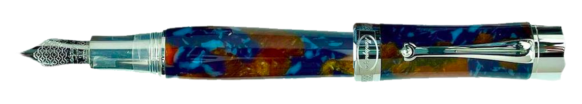  Ferracina Timeless - Montegrappa Ferracina Lapis Cellulid  Ltd Ed Fountain Pen 